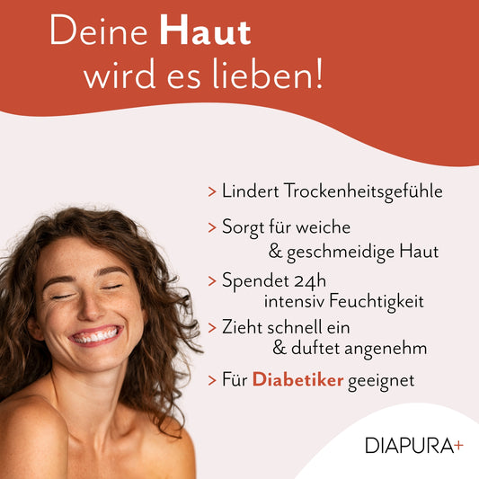 DIAPURA 10% Urea MultiCare Creme für trockene & diabetische Haut