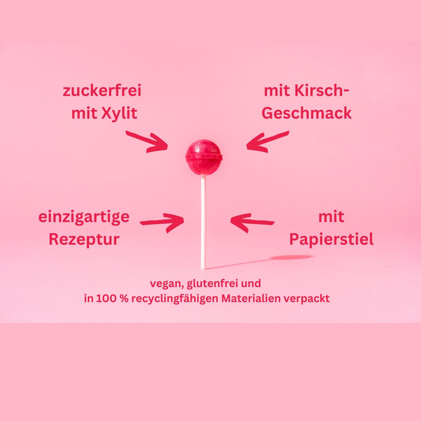 Vorteile des Bluggar Lutschers Kirsche