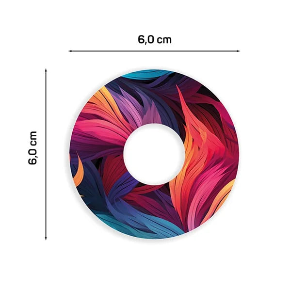 Pflaster Libre 3 "Colourful" rot-blau