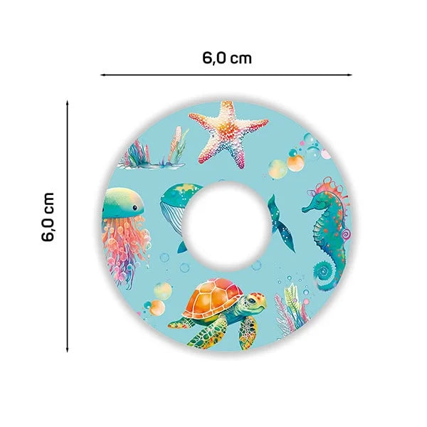 Pflaster für Libre 3, "Playtime, Motiv Unterwasserwelt