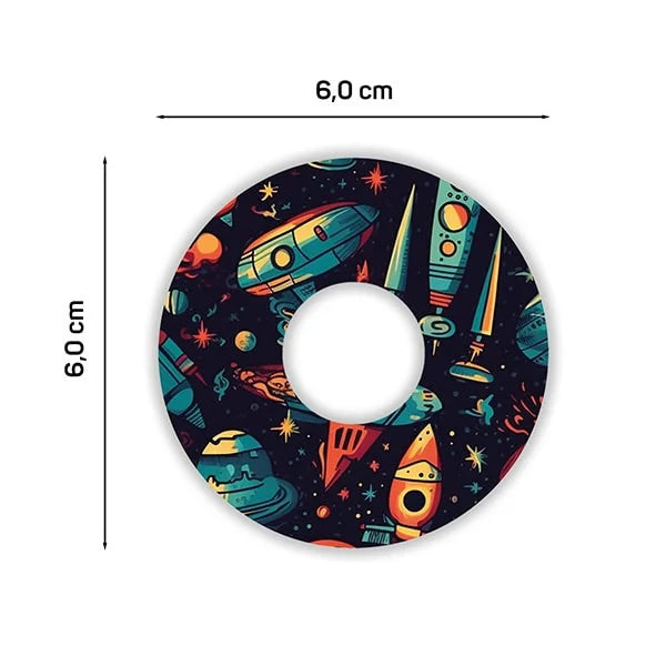 Pflaster für Libre 3 "Playtime", Motiv Raumschiff