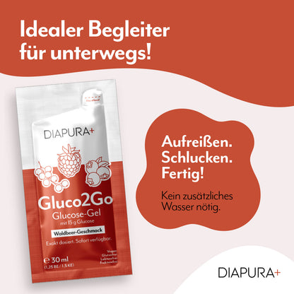 Gluco2Go ideal für unterwegs