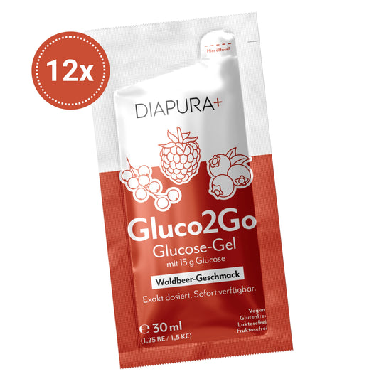 Diapura Gluco2Go Waldbeere 12 Stück