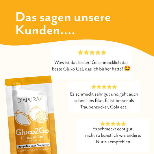 Gluco2Go Mango-Maracuja Kundenstimmen