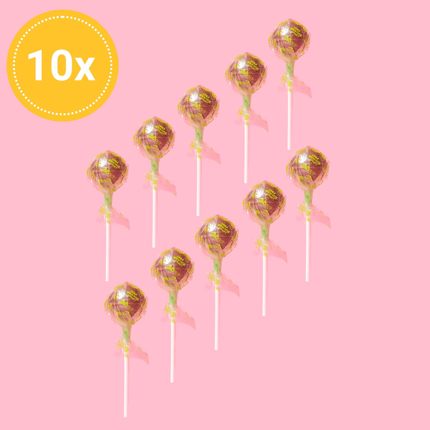 Bluggar Lollis, 10x Cola