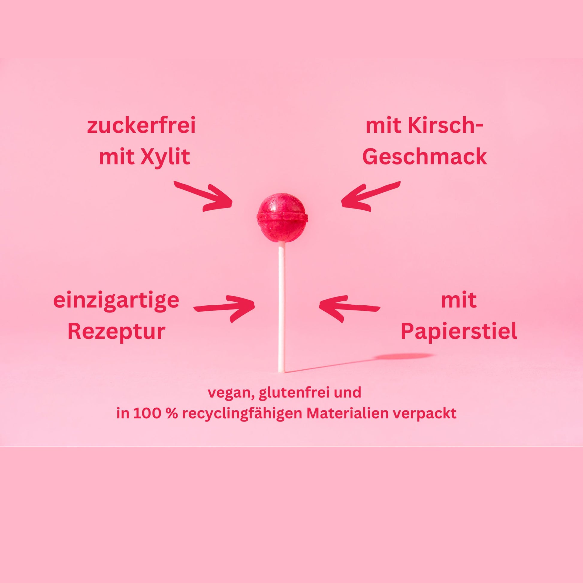 Vorteile des Bluggar Lutschers Kirsche