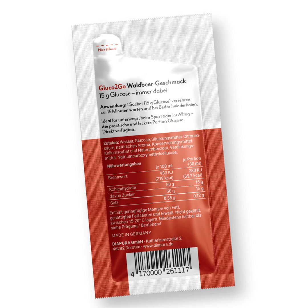 Gluco2Go Rückseite