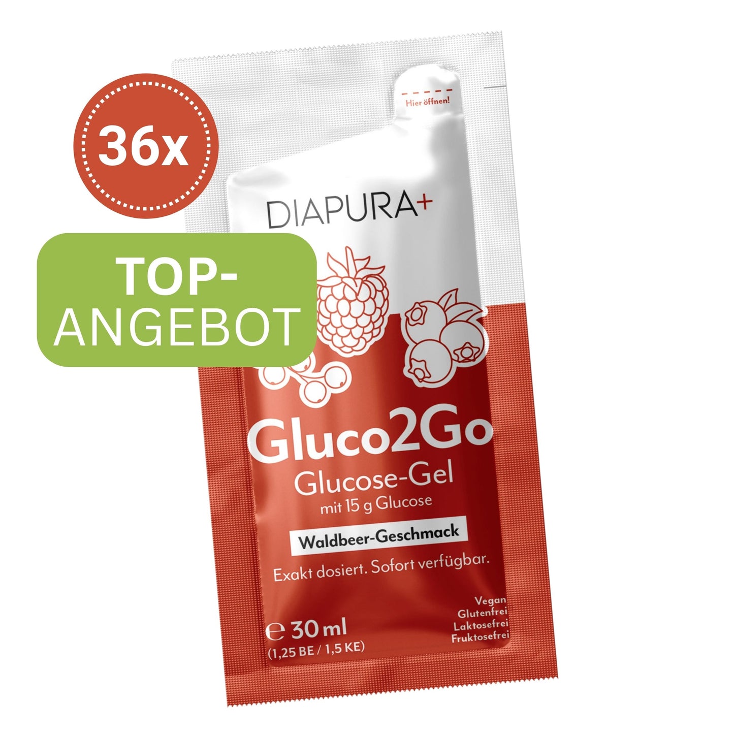 DIAPURA Gluco2Go Glucose-Gel mit 15 g Glucose