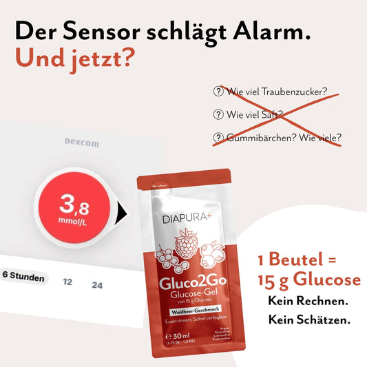 Gluco2Go bei Unterzuckerung