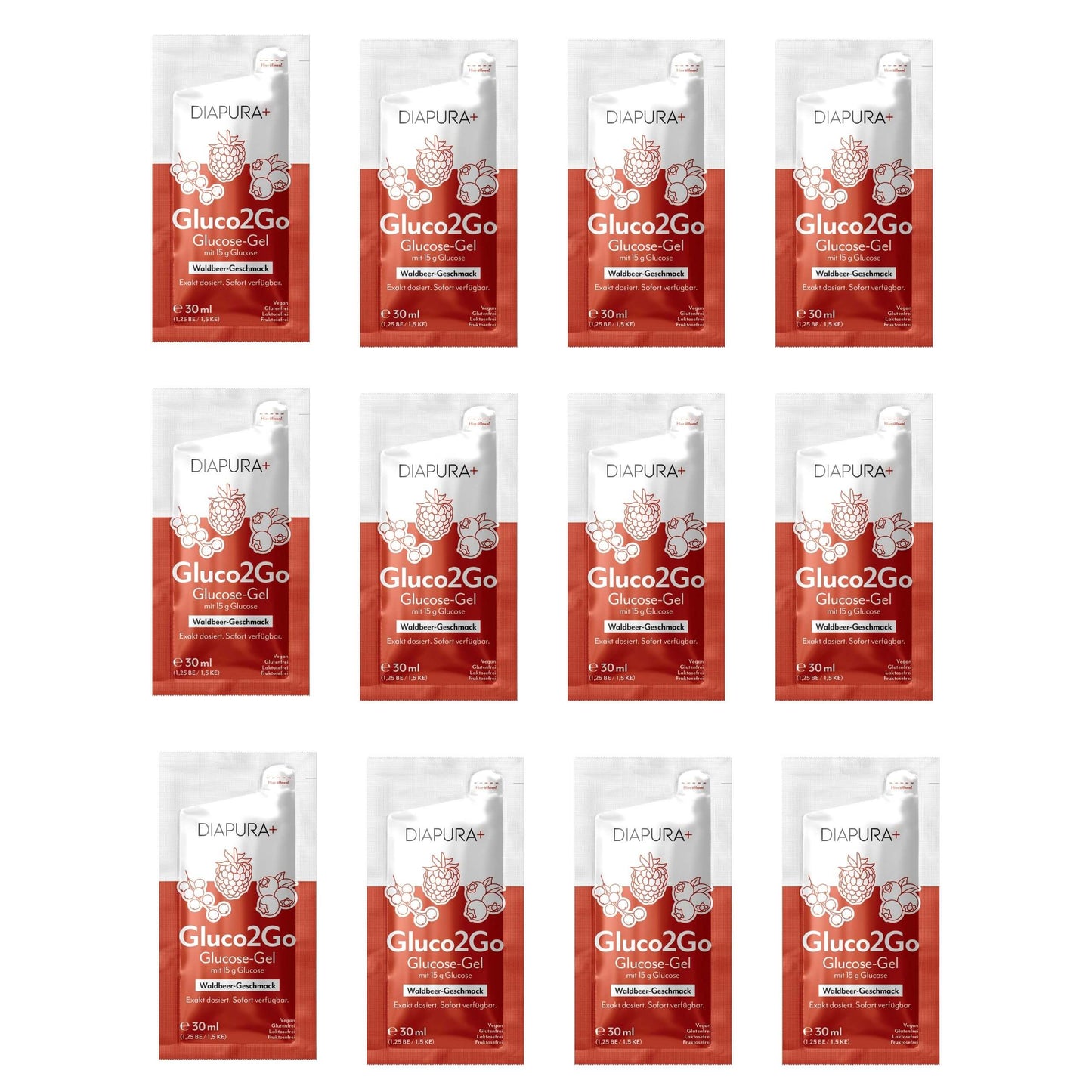 Gluco2Go Waldbeere 12x30ml