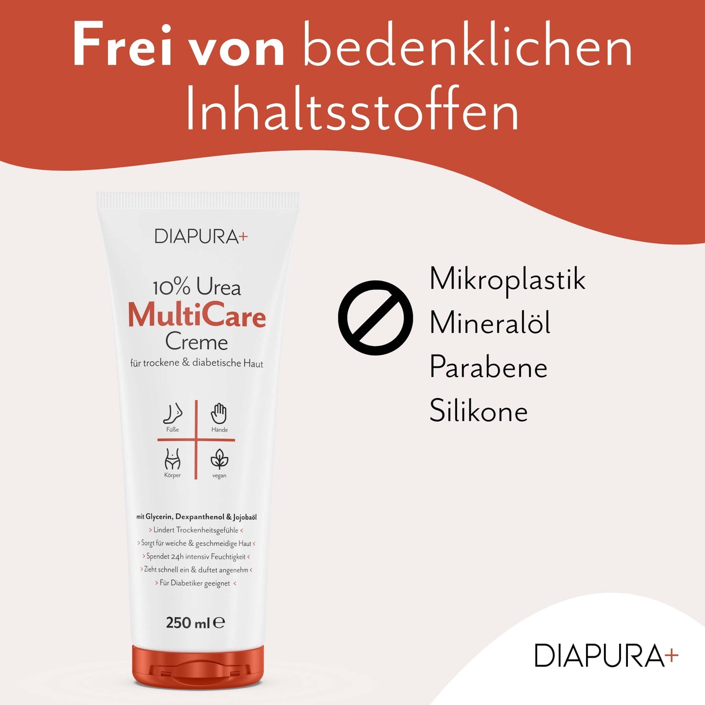 DIAPURA MultiCare - frei von bedenklichen Inhaltsstoffen