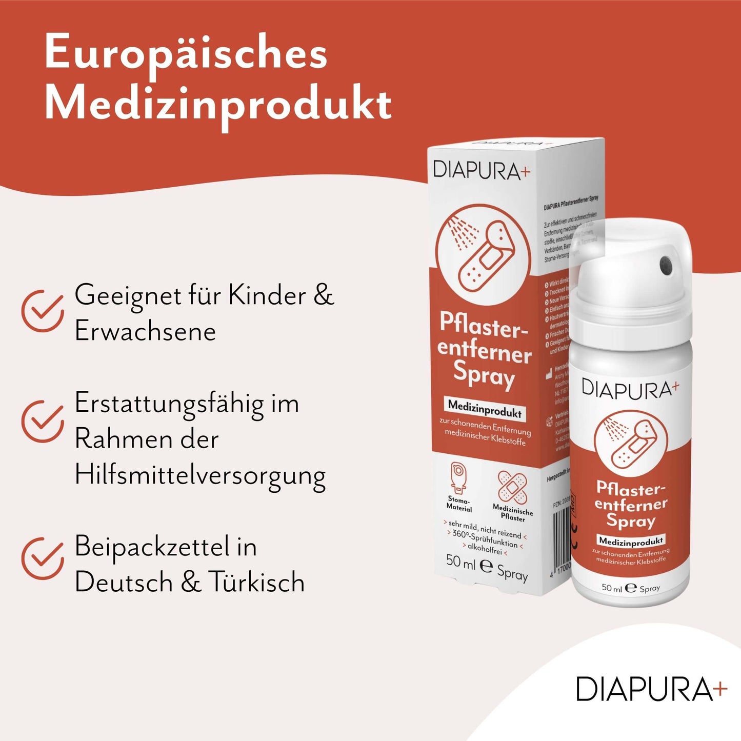 DIAPURA Pflasterentferner Medizinprodukt