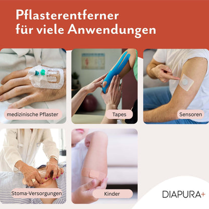 DIAPURA Pflasterentferner für viele Anwendungen
