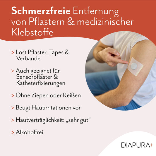 Pflasterentferner - schmerzfreie Entfernung von Pflastern