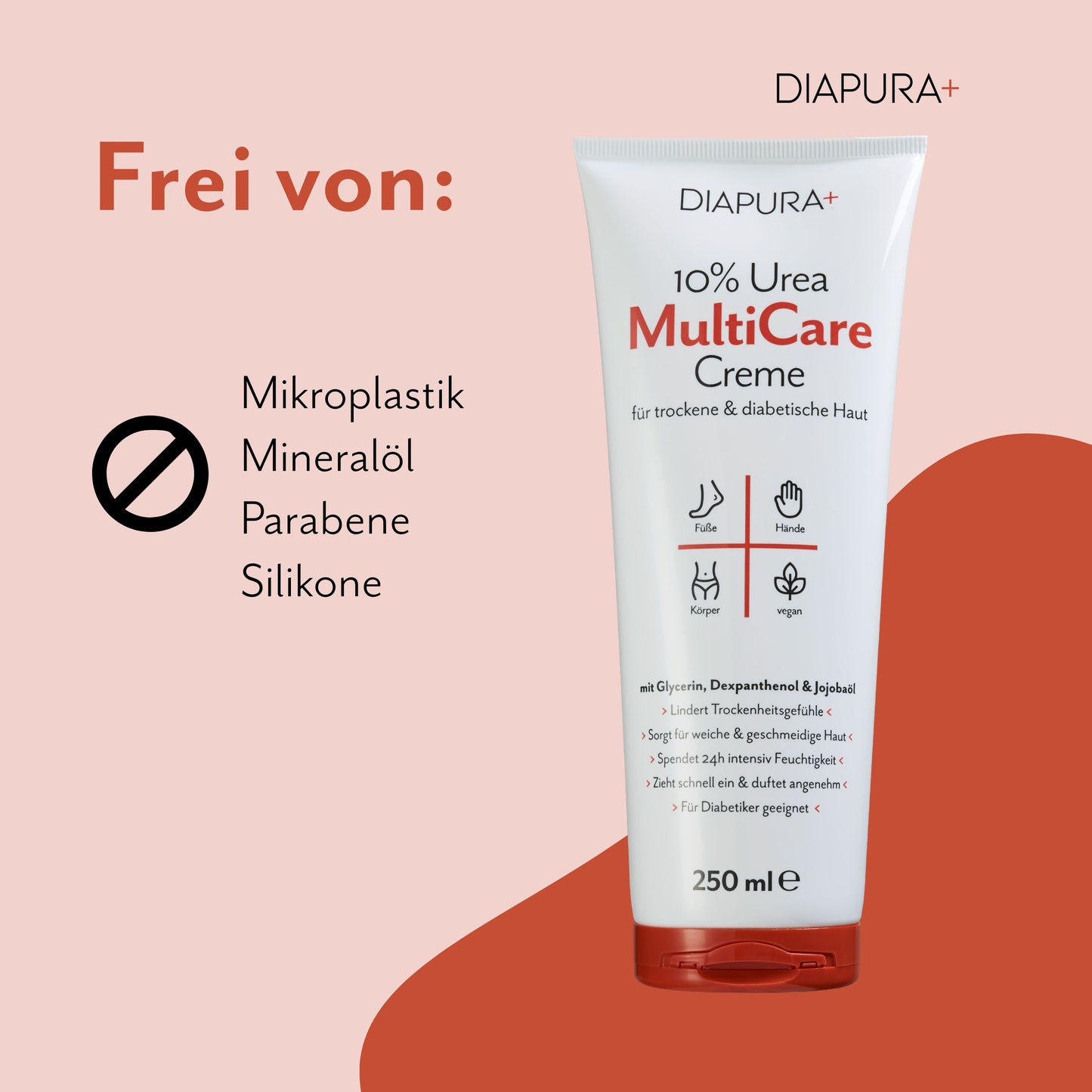 Diapura Multicare Creme: ohne Mikroplastik und Mineralöl 
