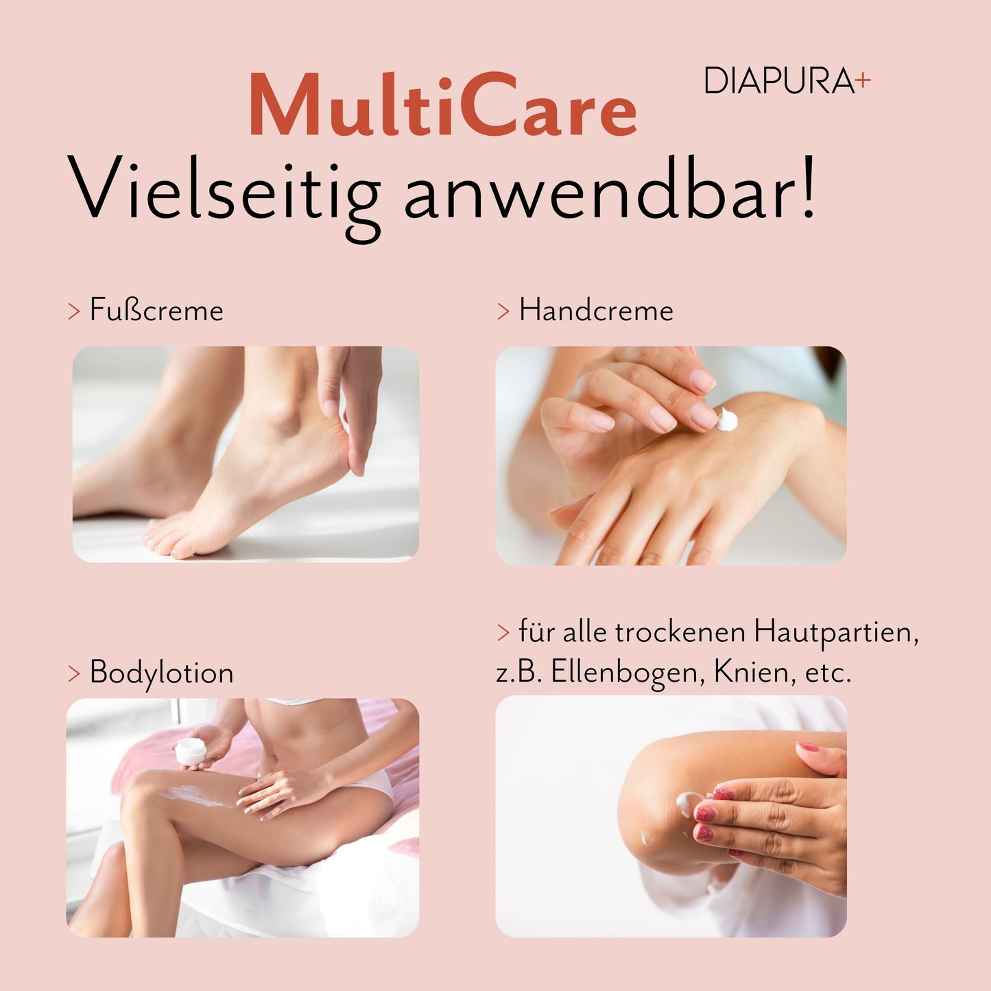 Diapura Multicare Creme: Vielseitig anwendbar