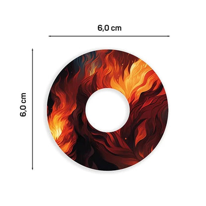 Pflaster Libre 3 "Colorful", Motiv Flammen
