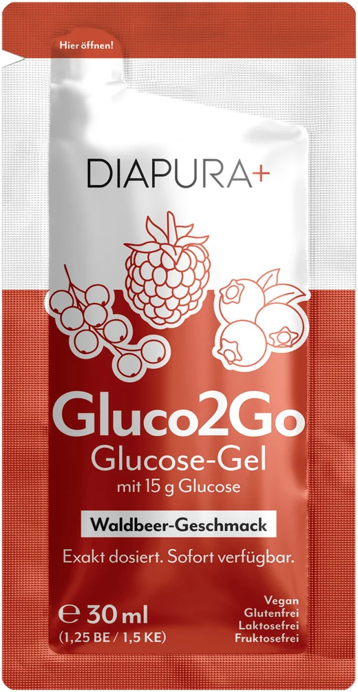 Gluco2Go Glucose-Gel Waldbeere